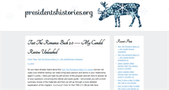 Desktop Screenshot of presidentshistories.org