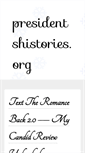 Mobile Screenshot of presidentshistories.org